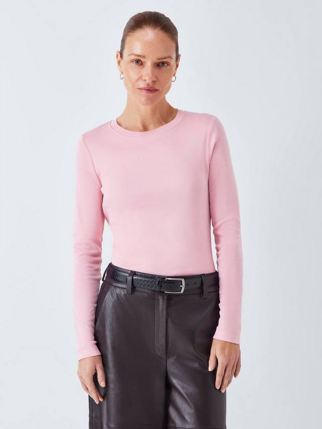 Футболка с длинным рукавом и круглым вырезом из органического хлопка John Lewis, Pink
Футболка с длинным рукавом и круглым вырезом из органического хлопка John Lewis, Pink