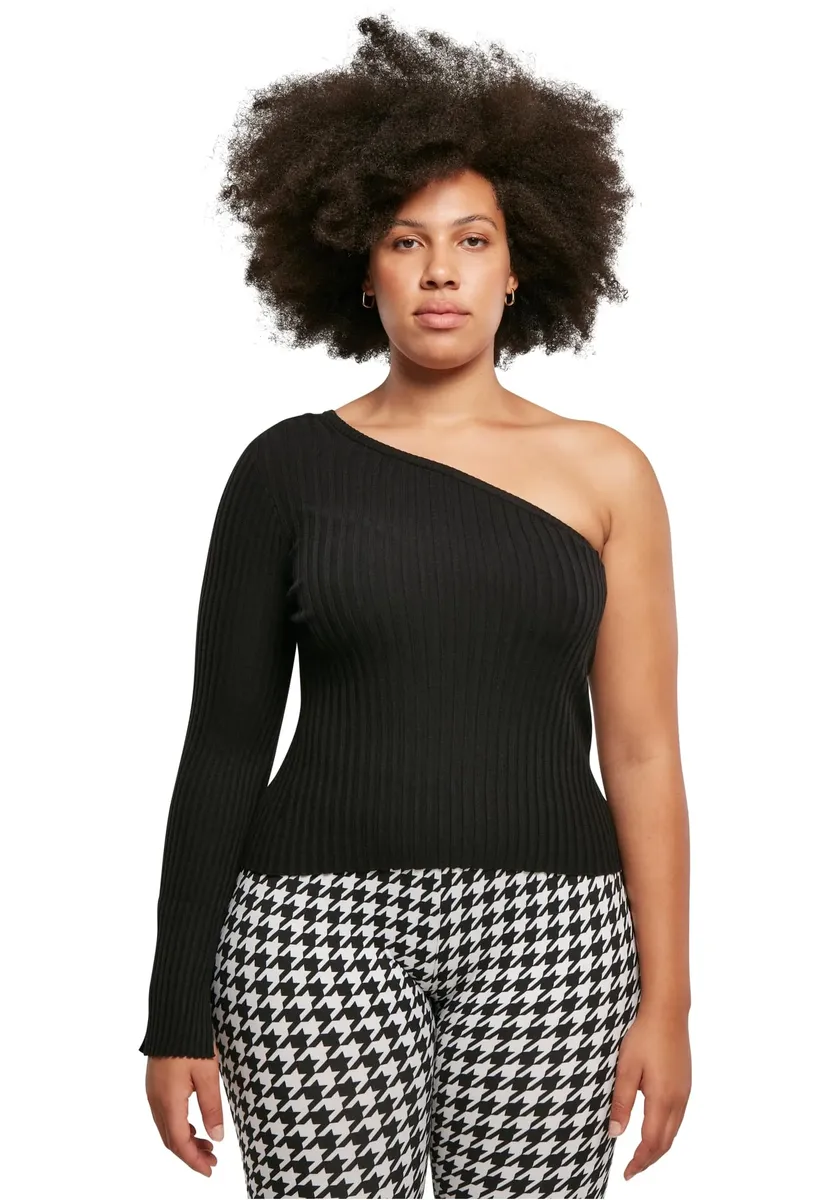 Свитер с круглым вырезом URBAN CLASSICS "Женский женский свитер с коротким рукавом в рубчик "URBAN CLASSICS", черный
Свитер с круглым вырезом URBAN CLASSICS "Женский женский свитер с коротким рукавом в рубчик "URBAN CLASSICS", черный