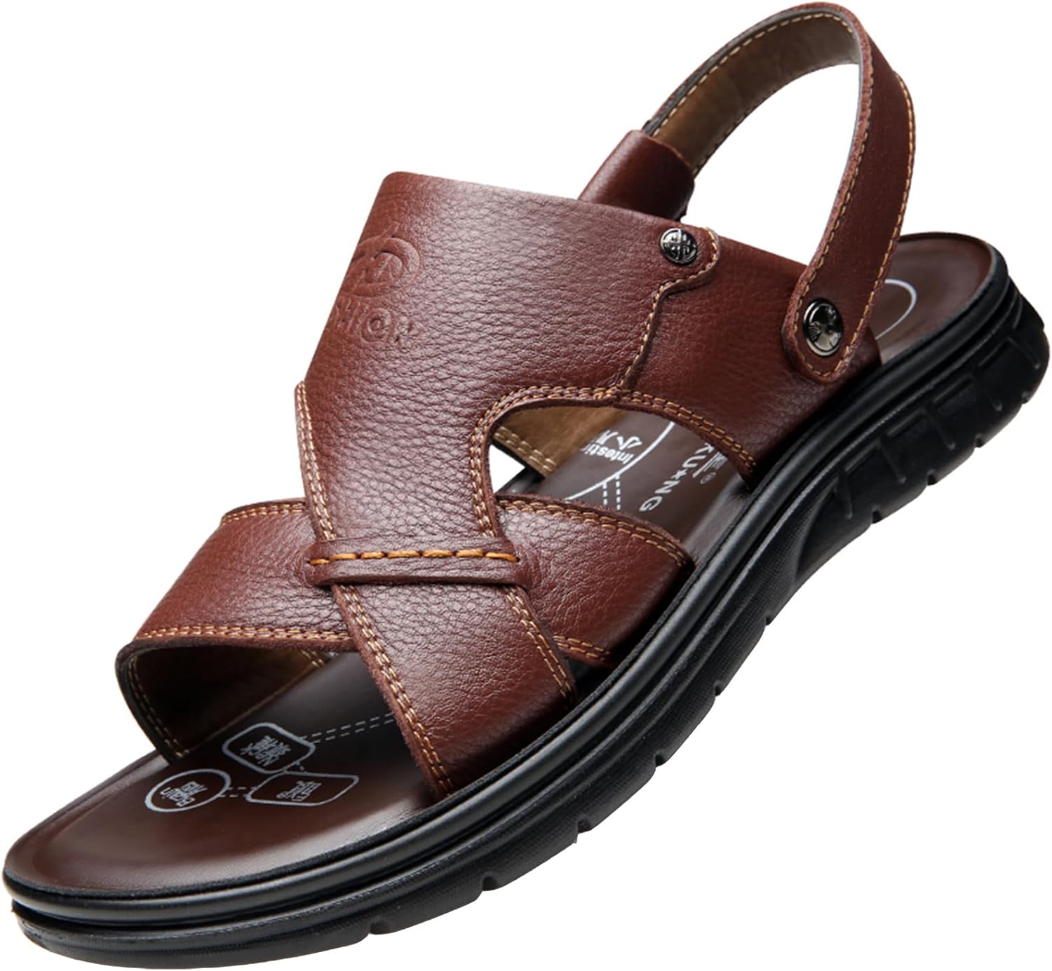 Мужские повседневные сандалии WUIWUIYU с открытым носком, для спорта, походов и прогулок на улице, водные сандалии, пляжные тапочки, летняя домашняя обувь, коричневый
Мужские повседневные сандалии WUIWUIYU с открытым носком, для спорта, походов и прогулок на улице, водные сандалии, пляжные тапочки, летняя домашняя обувь, коричневый