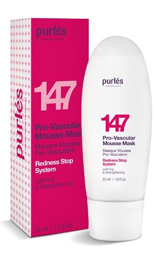 Purles, Redness Stop System 147, маска-мусс для сосудистой кожи, 55 мл
Purles, Redness Stop System 147, маска-мусс для сосудистой кожи, 55 мл