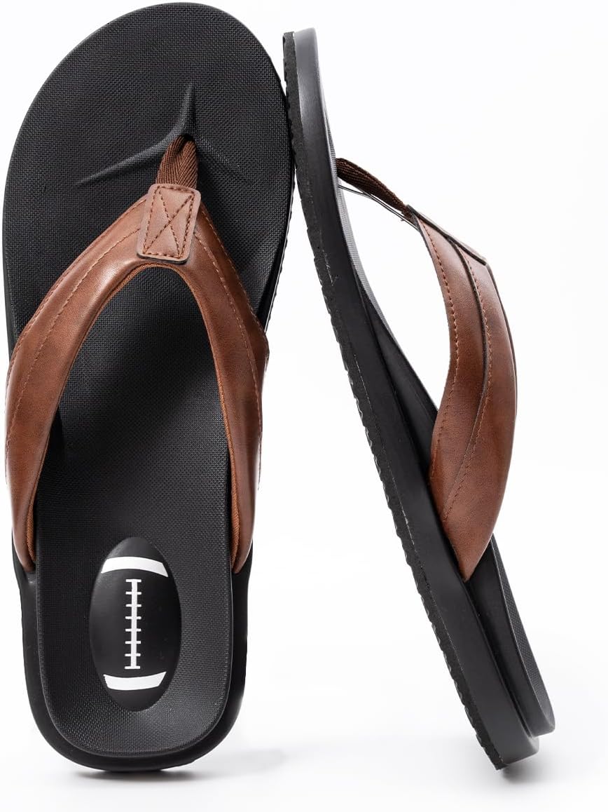 Мужские вьетнамки QIGEGE с поддержкой свода стопы, ультрамягкой мягкой стелькой, легкие, удобные, с толстой подошвой, для йоги, пляжа и повседневной носки, Rugby Browm
Мужские вьетнамки QIGEGE с поддержкой свода стопы, ультрамягкой мягкой стелькой, легкие, удобные, с толстой подошвой, для йоги, пляжа и повседневной носки, Rugby Browm