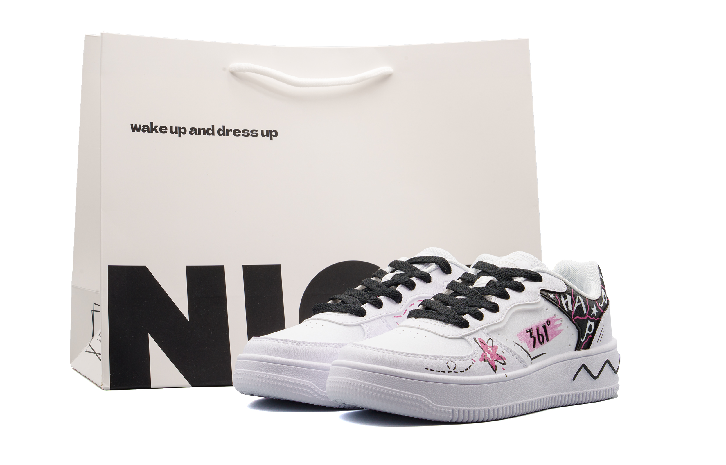 361° Кроссовки для скейтбординга Air Force 1 Slip Resistant Abrasion Resistant Low top Unisex White Black
361° Кроссовки для скейтбординга Air Force 1 Slip Resistant Abrasion Resistant Low top Unisex White Black