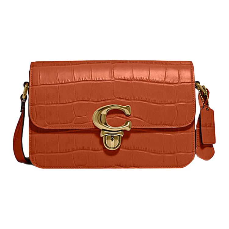 Студийная кожаная маленькая квадратная сумка, фотосумка, средняя сумка через плечо для женщин оранжевая COACH
Студийная кожаная маленькая квадратная сумка, фотосумка, средняя сумка через плечо для женщин оранжевая COACH