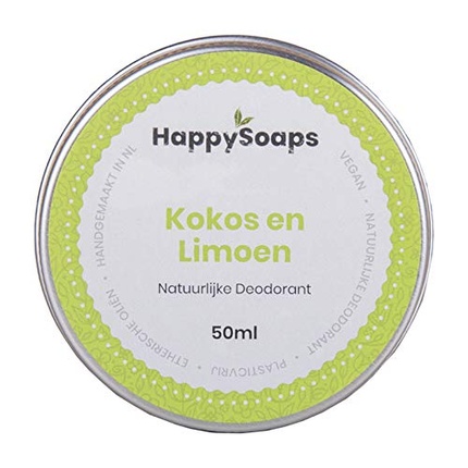 Дезодорант HappySoaps Vegan Coconut and Lime 50g
Дезодорант HappySoaps Vegan Coconut and Lime 50g