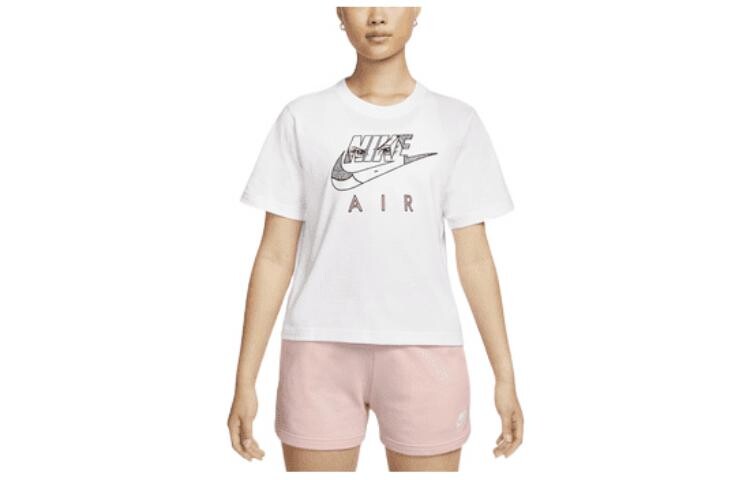 Спортивная футболка-пуловер с круглым вырезом и принтом логотипа в стиле ретро, белая Nike
Спортивная футболка-пуловер с круглым вырезом и принтом логотипа в стиле ретро, белая Nike