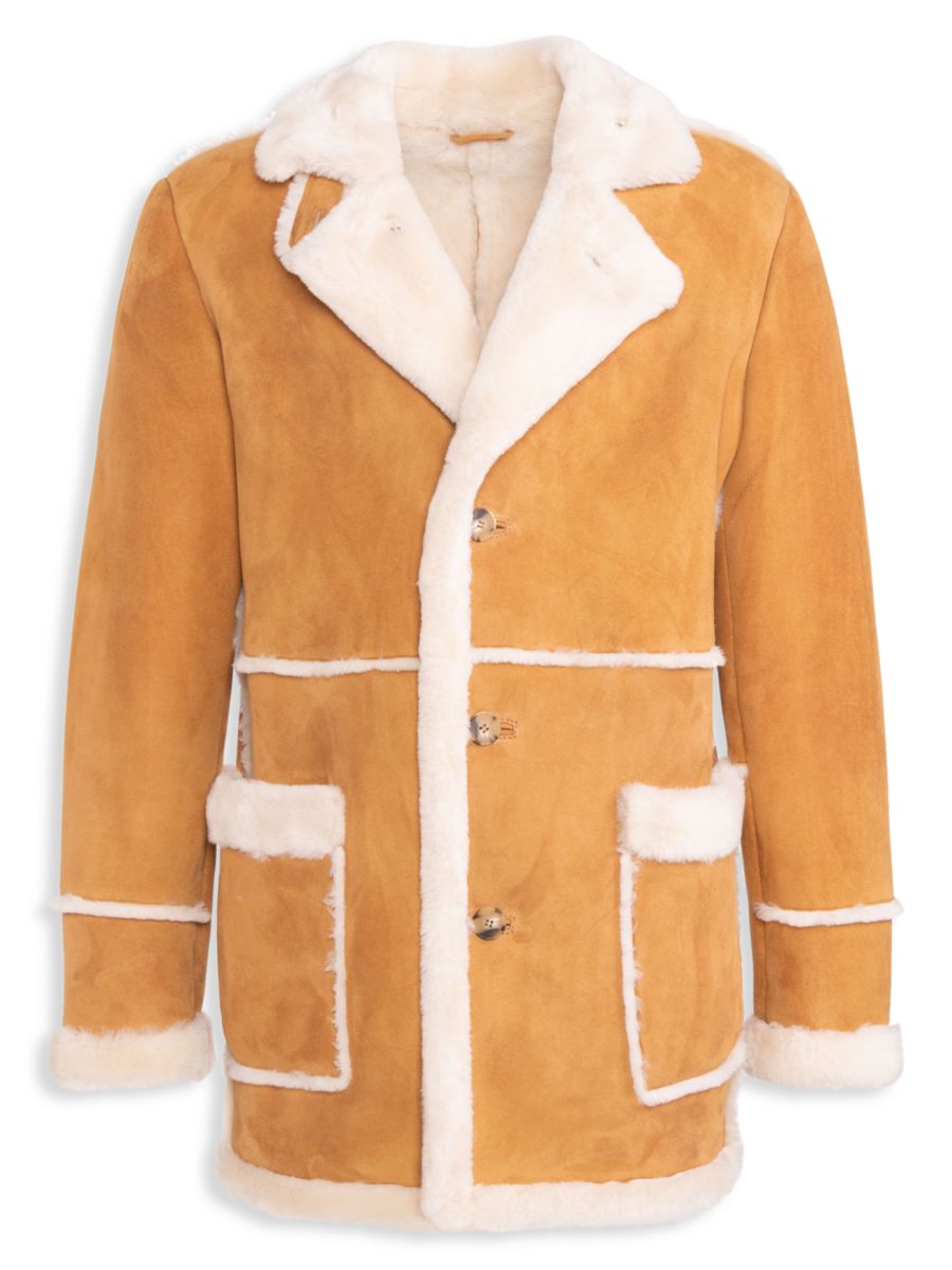 Куртка из овчины с пуговицами спереди WOLFIE FURS, желто-коричневый
Куртка из овчины с пуговицами спереди WOLFIE FURS, желто-коричневый