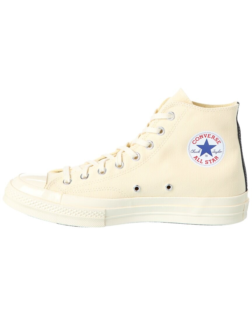 Высокие кеды Converse x Comme des Garçons PLAY из парусины, белый
Высокие кеды Converse x Comme des Garçons PLAY из парусины, белый