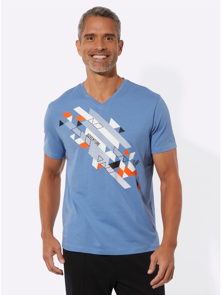 Рубашка с короткими рукавами, средне-синего цвета Sieh an!
Рубашка с короткими рукавами, средне-синего цвета Sieh an!