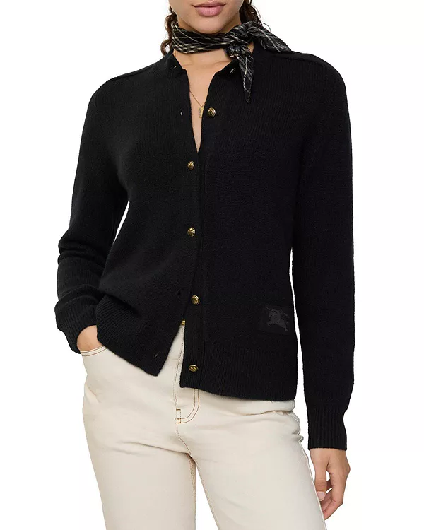 Кашемировый кардиган Burberry, черный
Кашемировый кардиган Burberry, черный