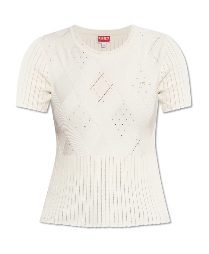 Топ с круглым вырезом Kenzo, бежевый
Топ с круглым вырезом Kenzo, бежевый