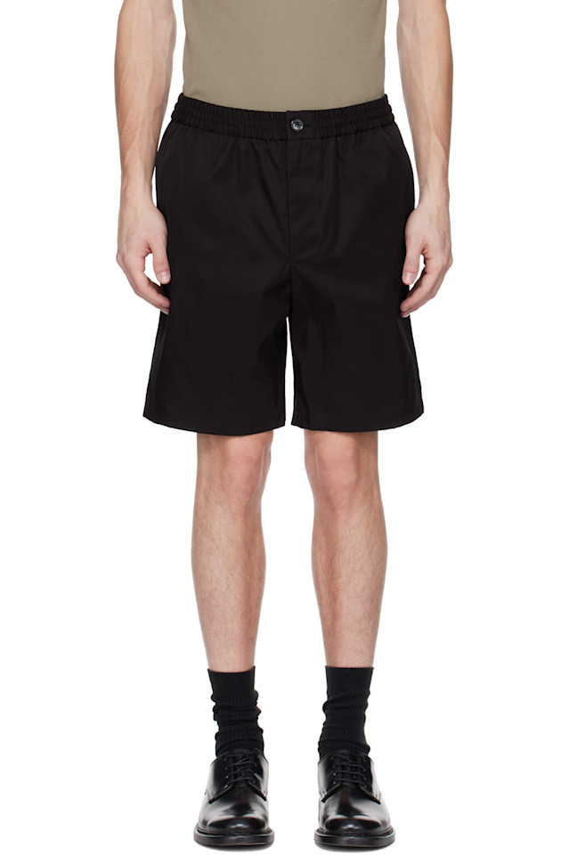 Шорты из твила Ami Paris, черный
Шорты из твила Ami Paris, черный