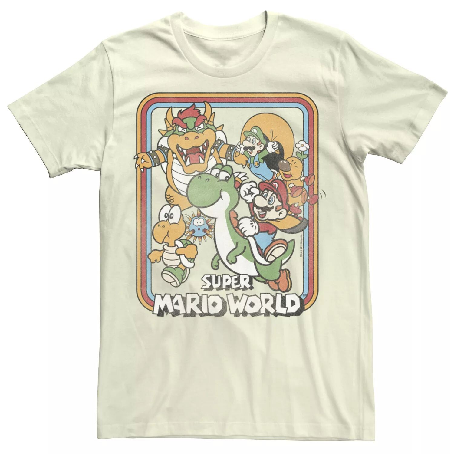 Мужская футболка Nintendo Super Mario Yoshi Ride Licensed Character 
Мужская футболка Nintendo Super Mario Yoshi Ride Licensed Character