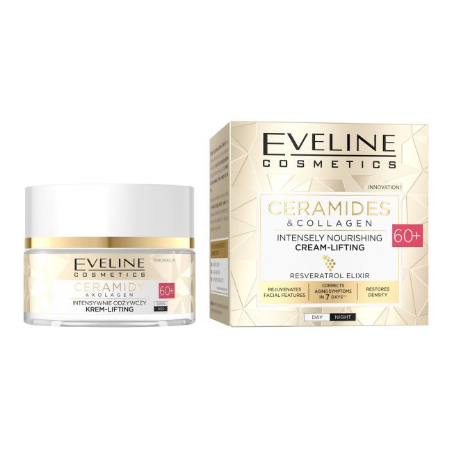Крем для лица с керамидами и ниацинамидом 60+ Eveline, 50 мл
Крем для лица с керамидами и ниацинамидом 60+ Eveline, 50 мл