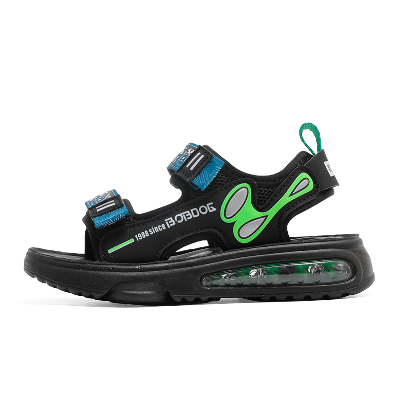 Детские сандалии с противоскользящей подошвой, устойчивые к истиранию и ударам BOBDOG, черный/зеленый
Детские сандалии с противоскользящей подошвой, устойчивые к истиранию и ударам BOBDOG, черный/зеленый