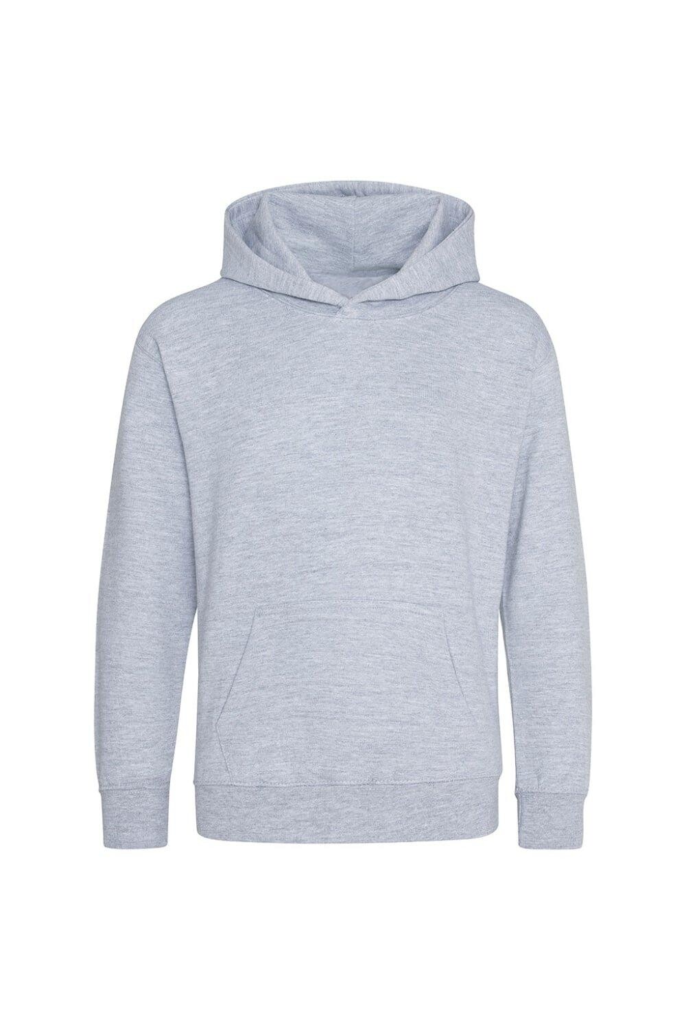 Органическая толстовка с капюшоном AWDis, серый 
Органическая толстовка с капюшоном AWDis, серый