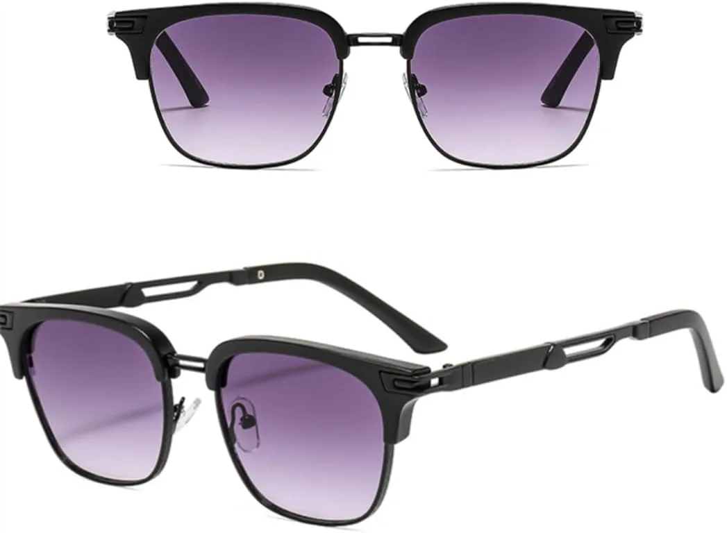 Солнцезащитные очки для мужчин и женщин - защита UV400 - металлическая оправа градиентного цвета, для занятий спортом на открытом воздухе и вождения DSVIGF, Tyj522-2
Солнцезащитные очки для мужчин и женщин - защита UV400 - металлическая оправа градиентного цвета, для занятий спортом на открытом воздухе и вождения DSVIGF, Tyj522-2