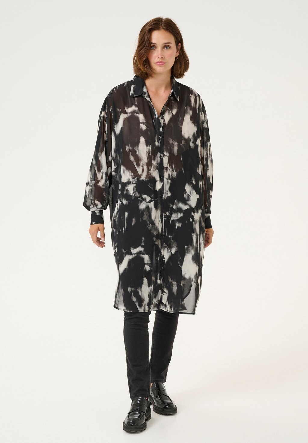 Платье-рубашка ASKA Kaffe, черный
Платье-рубашка ASKA Kaffe, черный