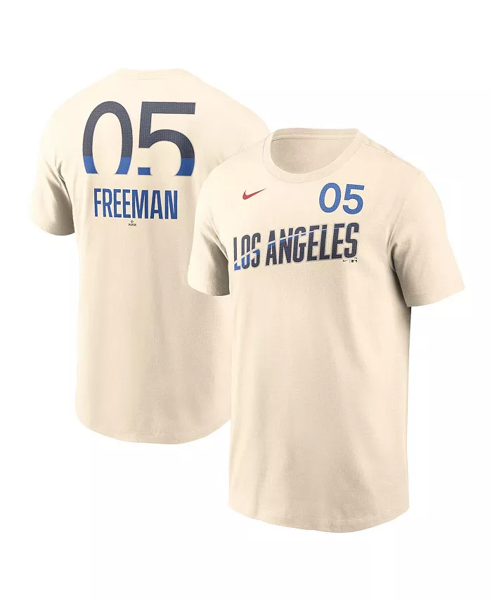 Мужская футболка Freddie Freeman Cream Los Angeles Dodgers 2024 City Connect Fuse Name Number Nike
Мужская футболка Freddie Freeman Cream Los Angeles Dodgers 2024 City Connect Fuse Name Number Nike