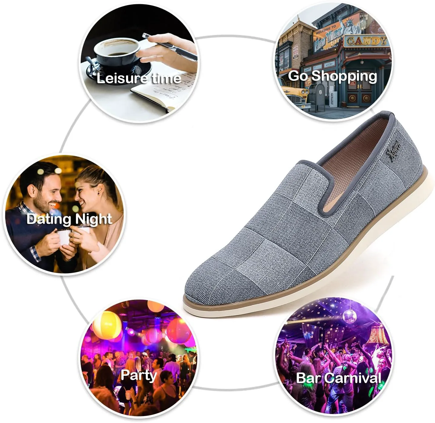 Мужские повседневные лоферы и слипоны для ежедневных поездок, удобные хлопковые туфли, легкие, с нескользящей подошвой, пенни-туфли для мужчин XQWFH, синий
Мужские повседневные лоферы и слипоны для ежедневных поездок, удобные хлопковые туфли, легкие, с нескользящей подошвой, пенни-туфли для мужчин XQWFH, синий