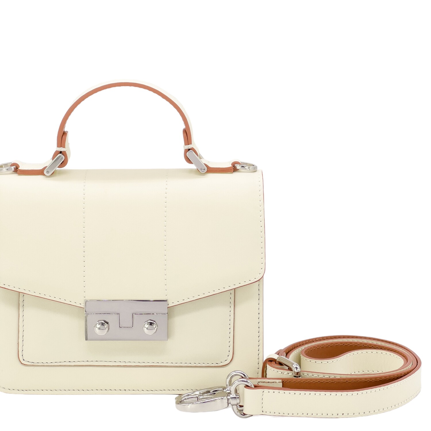 Сумка через плечо и плечо цвета слоновой кости Claudio Civitico, слоновая кость, Бежевый, Сумка через плечо и плечо цвета слоновой кости Claudio Civitico, слоновая кость 
Сумка через плечо и плечо цвета слоновой кости Claudio Civitico, слоновая кость, Бежевый, Сумка через плечо и плечо цвета слоновой кости Claudio Civitico, слоновая кость