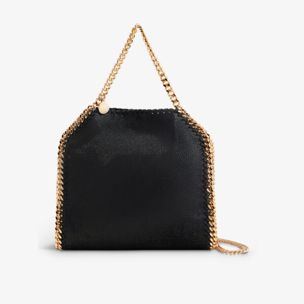 Миниатюрная сумка-тоут falabella из искусственной кожи Stella Mccartney, черный
Миниатюрная сумка-тоут falabella из искусственной кожи Stella Mccartney, черный