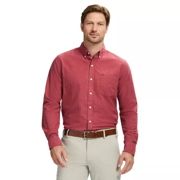 Мужская рубашка из оксфордской ткани с длинным рукавом и застежкой на пуговицы Izod, цвет dark cranberry solid
Мужская рубашка из оксфордской ткани с длинным рукавом и застежкой на пуговицы Izod, цвет dark cranberry solid