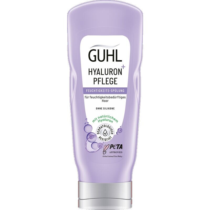 Hyaluron+ care увлажняющий кондиционер Guhl, 200 ml
Hyaluron+ care увлажняющий кондиционер Guhl, 200 ml