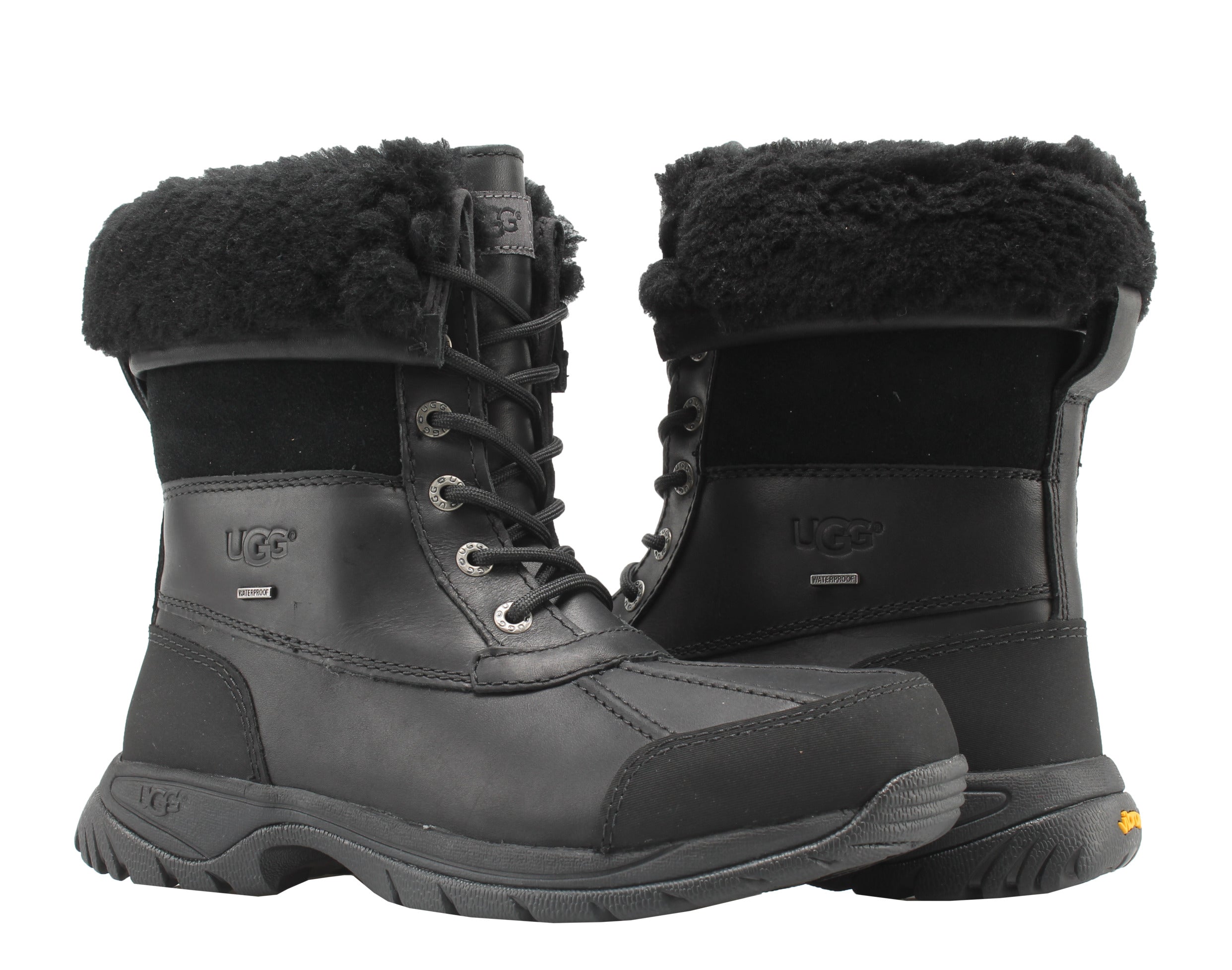 Мужские водонепроницаемые кожаные зимние ботинки UGG Australia Butte Black 5521 -BLK
Мужские водонепроницаемые кожаные зимние ботинки UGG Australia Butte Black 5521 -BLK