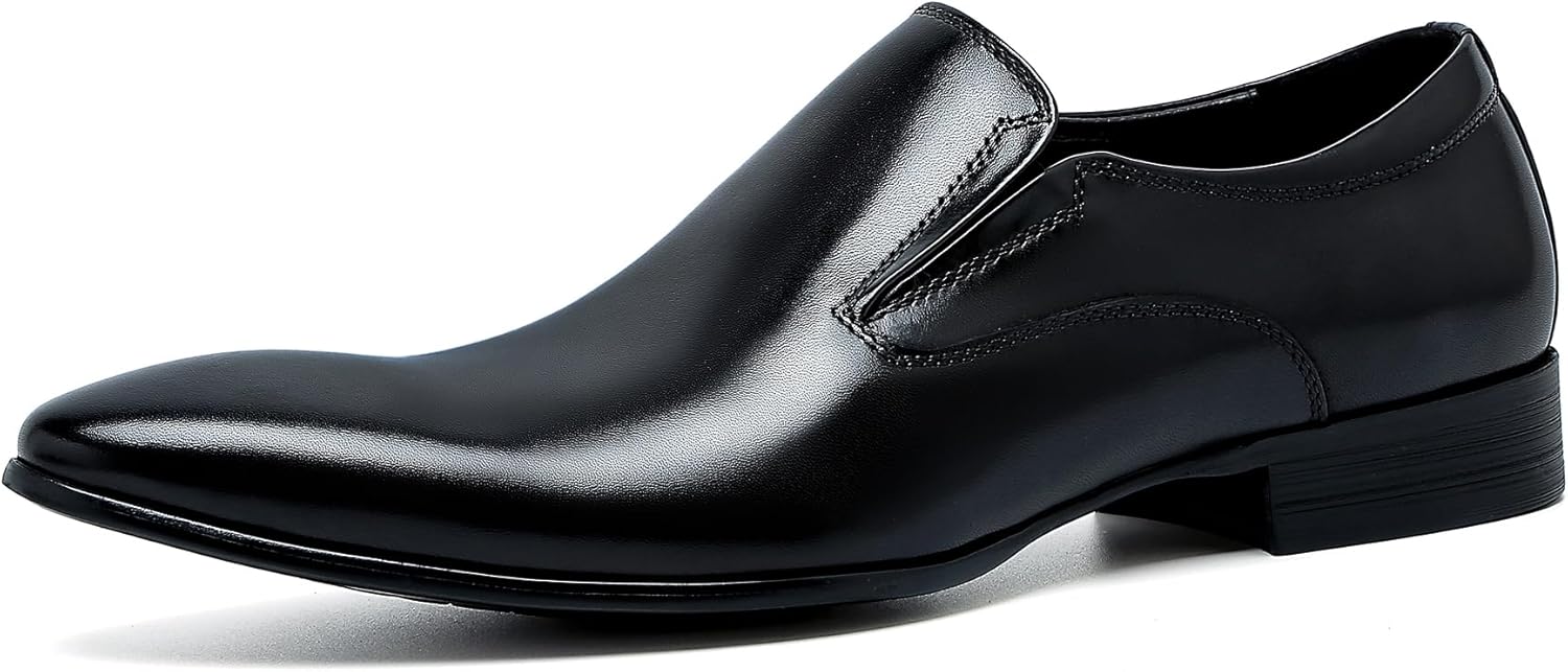 Мужские лоферы Santimon, классические кожаные туфли с отделкой пенни, удобные модные деловые туфли на каждый день, черный
Мужские лоферы Santimon, классические кожаные туфли с отделкой пенни, удобные модные деловые туфли на каждый день, черный