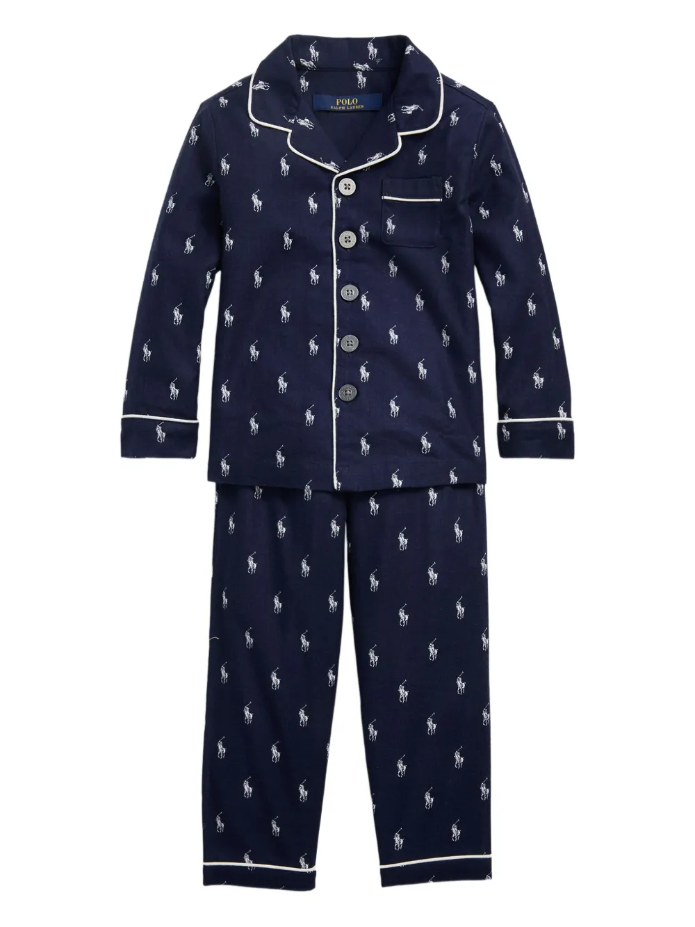Пижама с логотипом Polo Ralph Lauren Kids, синий
Пижама с логотипом Polo Ralph Lauren Kids, синий