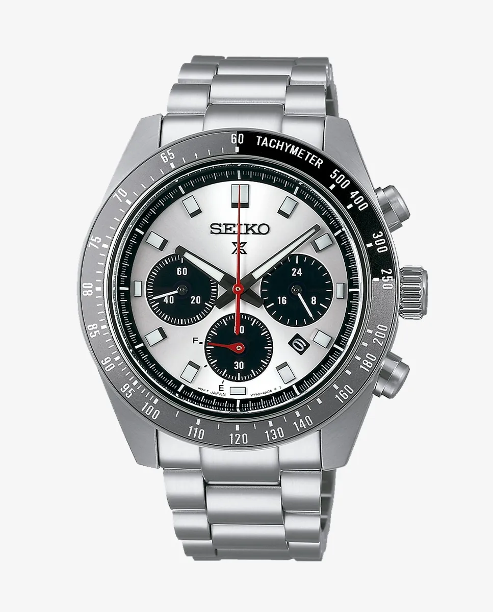 Мужские часы Prospex SSC911P1 из стали с серебряным ремешком Seiko, серебряный
Мужские часы Prospex SSC911P1 из стали с серебряным ремешком Seiko, серебряный