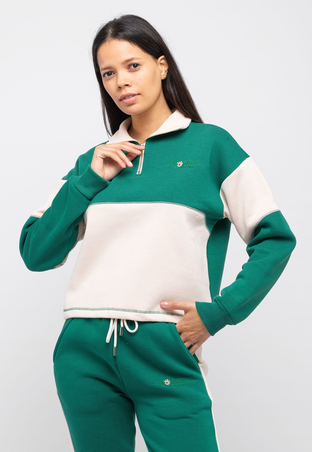 Спортивный костюм tom barron с полумолнией и цветочной вышивкой Tom_Barron, зеленый
Спортивный костюм tom barron с полумолнией и цветочной вышивкой Tom_Barron, зеленый