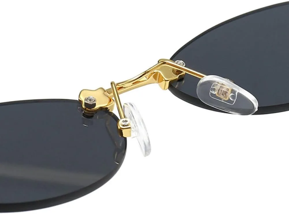 Солнцезащитные очки LVTFCO без оправы, овальная ретро-оправа, маленькая оправа, мужские и женские, модные, металлические, для активного отдыха, C01 Black
Солнцезащитные очки LVTFCO без оправы, овальная ретро-оправа, маленькая оправа, мужские и женские, модные, металлические, для активного отдыха, C01 Black