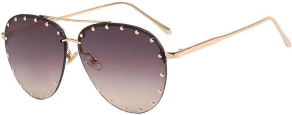 Женские модные солнцезащитные очки с бриллиантовыми стразами, градиентным металлическим многоугольным оправой, без оправы, для защиты от солнца на открытом воздухе generic, Double Gray
Женские модные солнцезащитные очки с бриллиантовыми стразами, градиентным металлическим многоугольным оправой, без оправы, для защиты от солнца на открытом воздухе generic, Double Gray