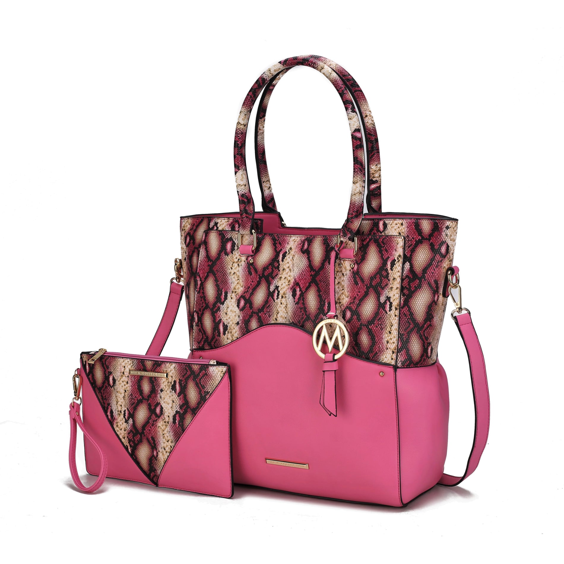 Сумка-шоппер Iris из веганской кожи для женщин MKF Collection By Mia K., фуксия 
Сумка-шоппер Iris из веганской кожи для женщин MKF Collection By Mia K., фуксия