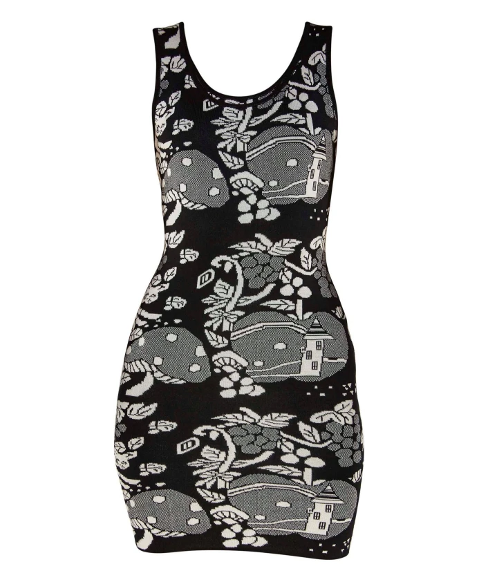 Современное черно-белое вязаное платье Tooche, черный
Современное черно-белое вязаное платье Tooche, черный