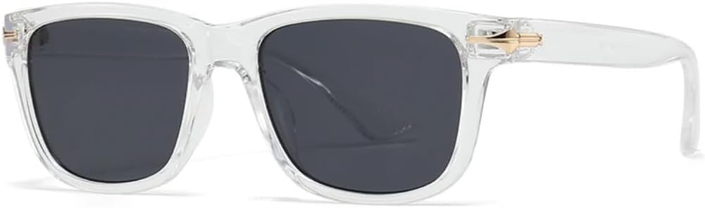 Солнцезащитные очки с защитой UV400 | Компактная легкая оправа, градиентные линзы | Для женщин и мужчин, для занятий спортом на открытом воздухе и вождения DSVIGF, Clear
Солнцезащитные очки с защитой UV400 | Компактная легкая оправа, градиентные линзы | Для женщин и мужчин, для занятий спортом на открытом воздухе и вождения DSVIGF, Clear