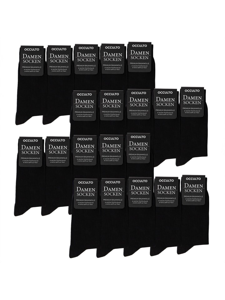 Носки Occulto 20er Pack Schwarze Socken Hermine, черный
Носки Occulto 20er Pack Schwarze Socken Hermine, черный