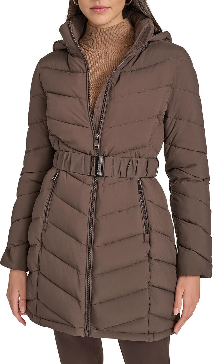 Женское повседневное стеганое пальто Calvin Klein с капюшоном и молнией спереди, с длинными рукавами, Mulch
Женское повседневное стеганое пальто Calvin Klein с капюшоном и молнией спереди, с длинными рукавами, Mulch