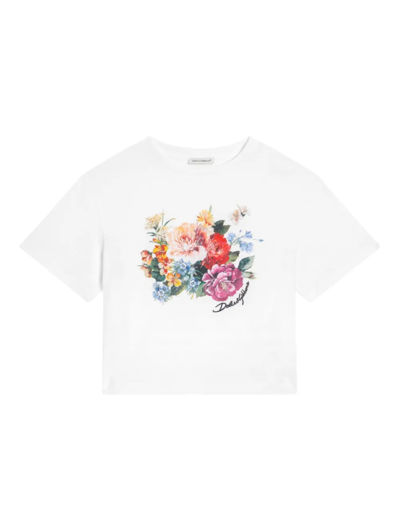 Dolce & Gabbana Kids базовая футболка, белый
Dolce & Gabbana Kids базовая футболка, белый