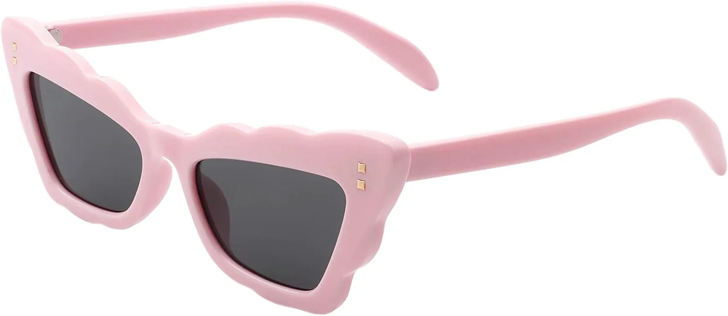 Солнцезащитные очки PASTL для женщин, прямоугольная форма, трапециевидная форма, «кошачий глаз», «бабочка», волнистые края, защита от УФ-излучения 400, Pink (Black)
Солнцезащитные очки PASTL для женщин, прямоугольная форма, трапециевидная форма, «кошачий глаз», «бабочка», волнистые края, защита от УФ-излучения 400, Pink (Black)