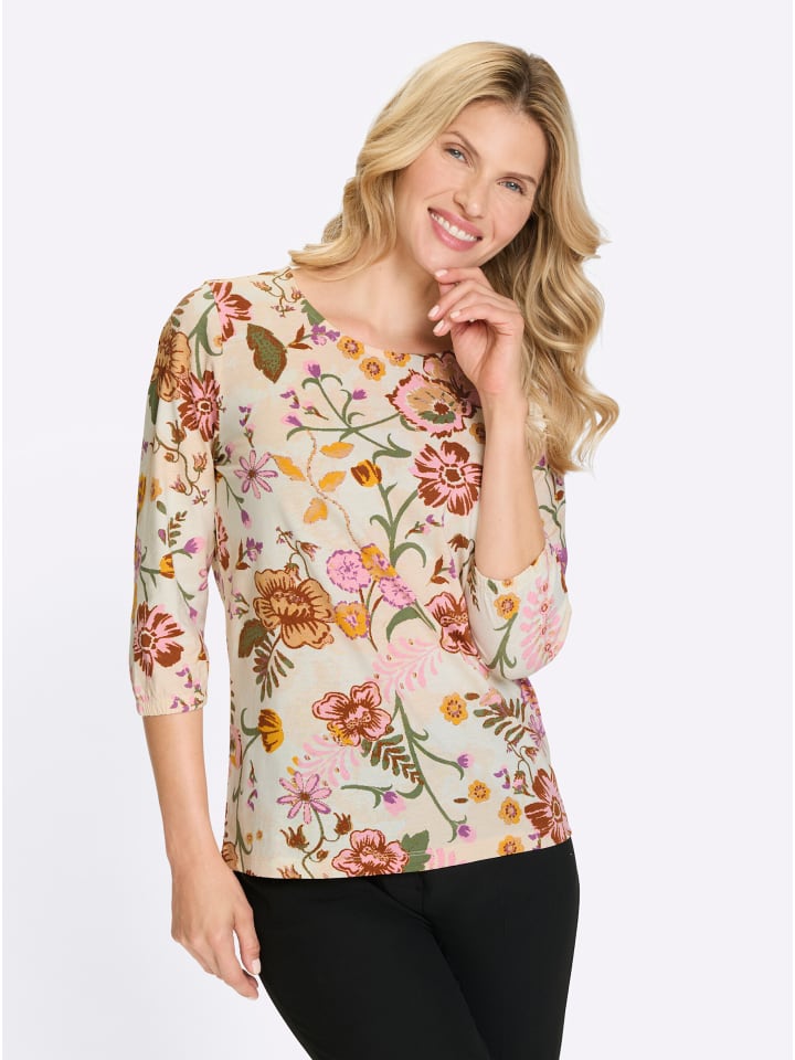 Рубашка с рукавами 3/4 с принтом шампанского и гортензии Sieh an!
Рубашка с рукавами 3/4 с принтом шампанского и гортензии Sieh an!