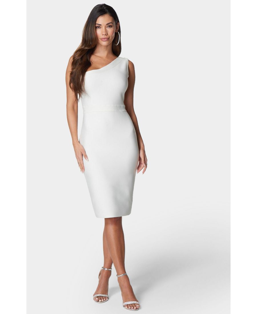 Женское бандажное платье на одно плечо Bebe, Ivory
Женское бандажное платье на одно плечо Bebe, Ivory
