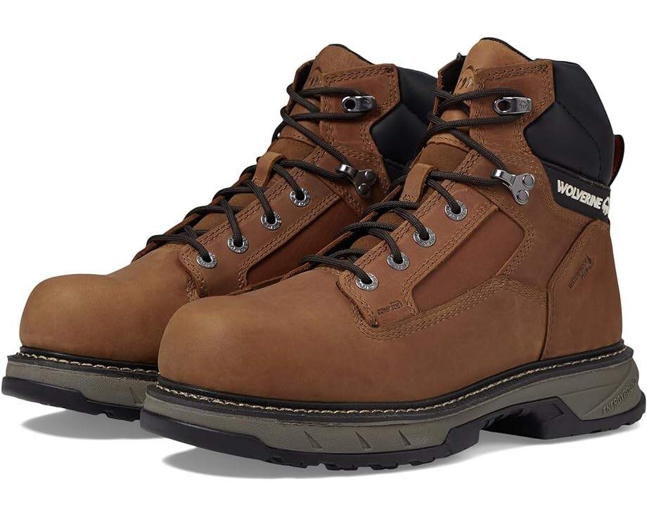 Ботинки Wolverine Reforce 6" Waterproof Composite Toe, цвет Cashew, Серый, Ботинки Wolverine Reforce 6" Waterproof Composite Toe, цвет Cashew
Ботинки Wolverine Reforce 6" Waterproof Composite Toe, цвет Cashew, Серый, Ботинки Wolverine Reforce 6" Waterproof Composite Toe, цвет Cashew