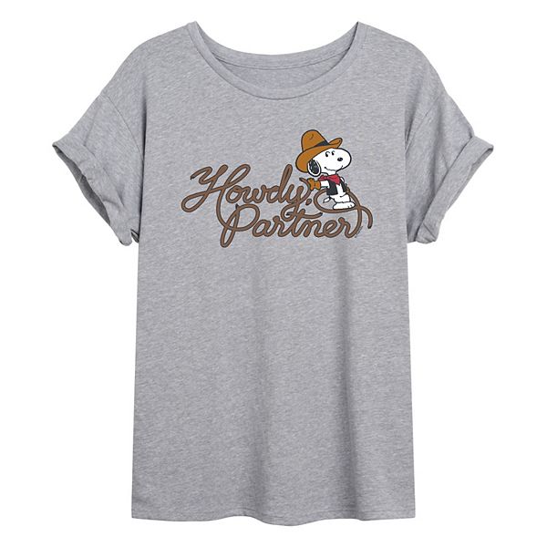 Футболка Snoopy Juniors' Peanuts Howdy, Partner Licensed Character, Heather Gray
Футболка Snoopy Juniors' Peanuts Howdy, Partner Licensed Character, Heather Gray
