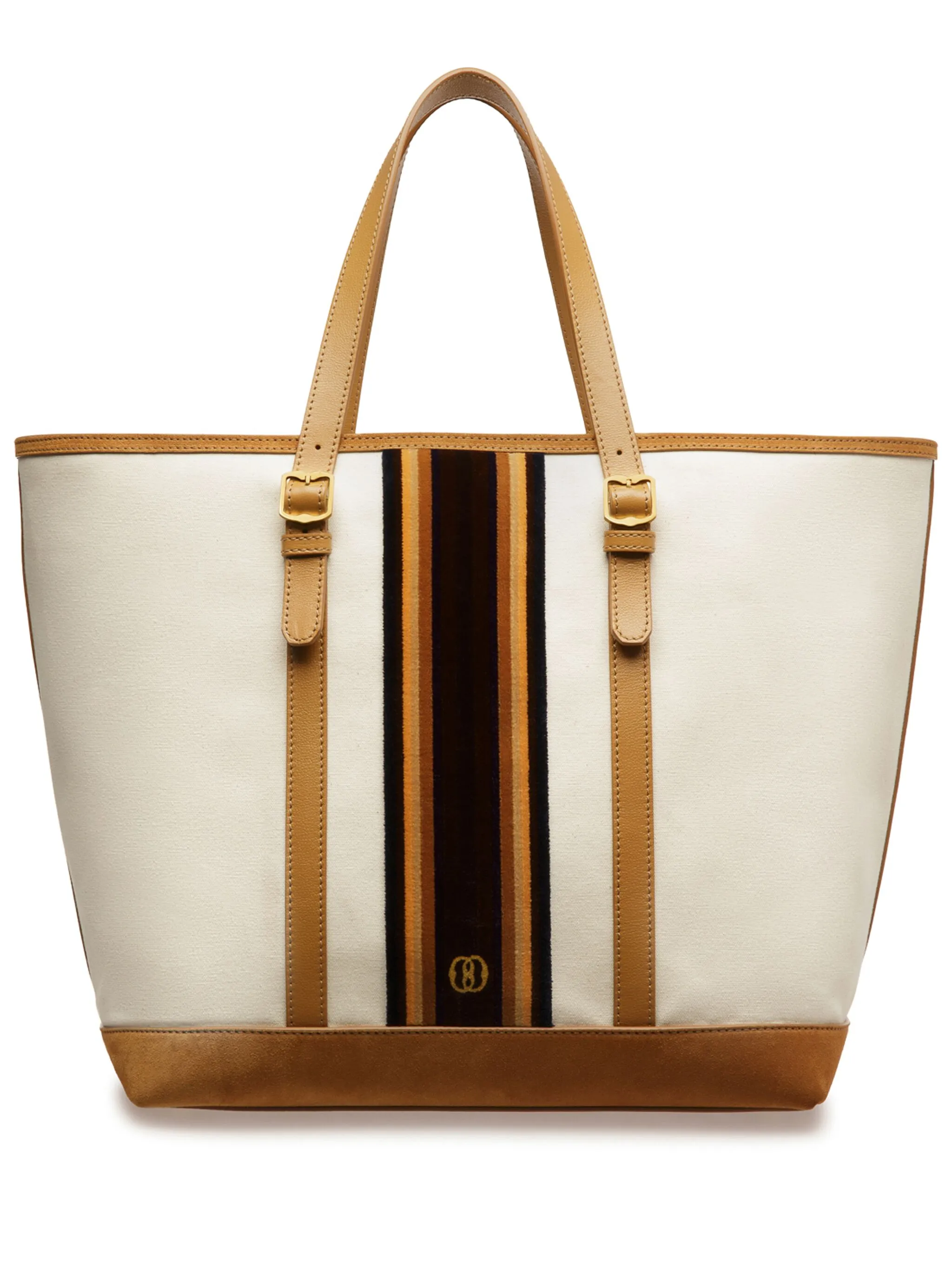 Сумка-тоут Gare с отделкой в полоску Bally, бежевый
Сумка-тоут Gare с отделкой в полоску Bally, бежевый