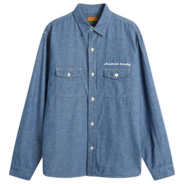Рубашка из шамбре Human Made, синий
Рубашка из шамбре Human Made, синий