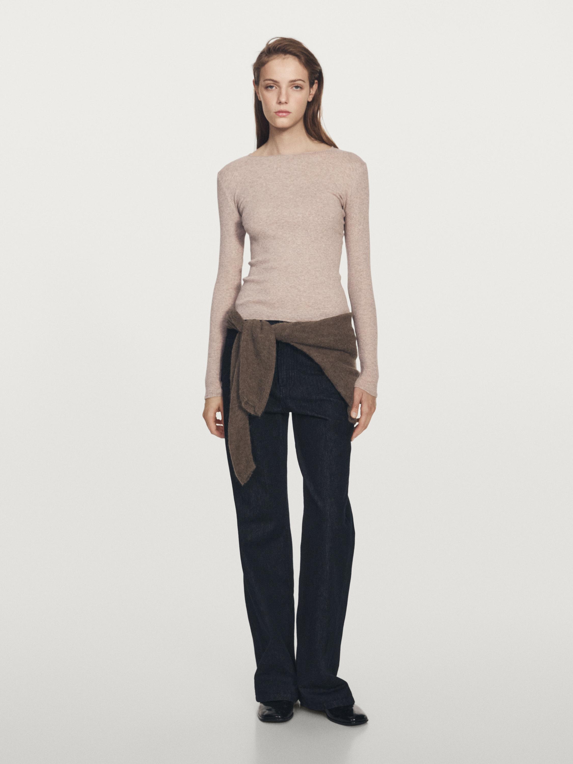 Футболка с длинным рукавом и ребристой отделкой Massimo Dutti, Beige Marl
Футболка с длинным рукавом и ребристой отделкой Massimo Dutti, Beige Marl