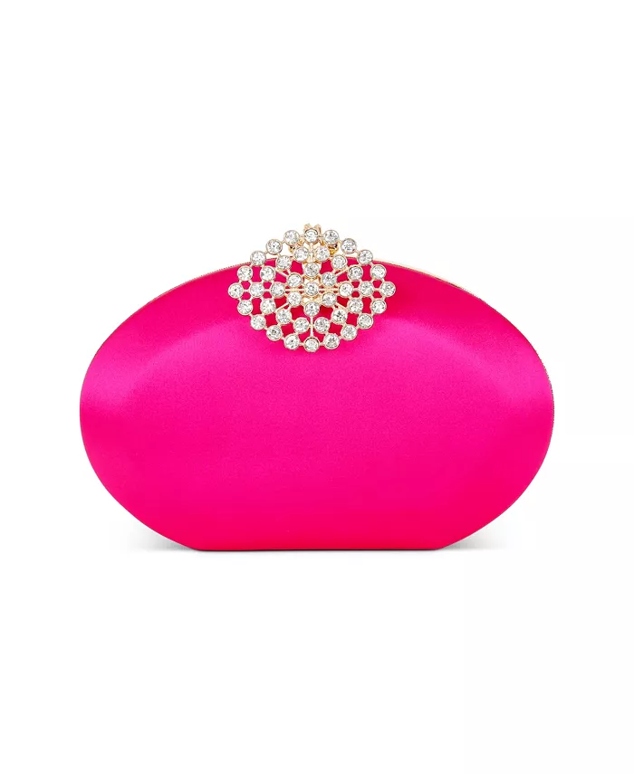 Женская сумочка-клатч Briana из сатина овальной формы с кристаллами и блестящей застежкой Jewel Badgley Mischka, розовый
Женская сумочка-клатч Briana из сатина овальной формы с кристаллами и блестящей застежкой Jewel Badgley Mischka, розовый