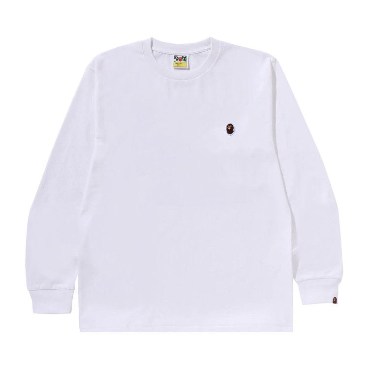 Футболка BAPE One Point Long-Sleeve Tee, White
Футболка BAPE One Point Long-Sleeve Tee, White